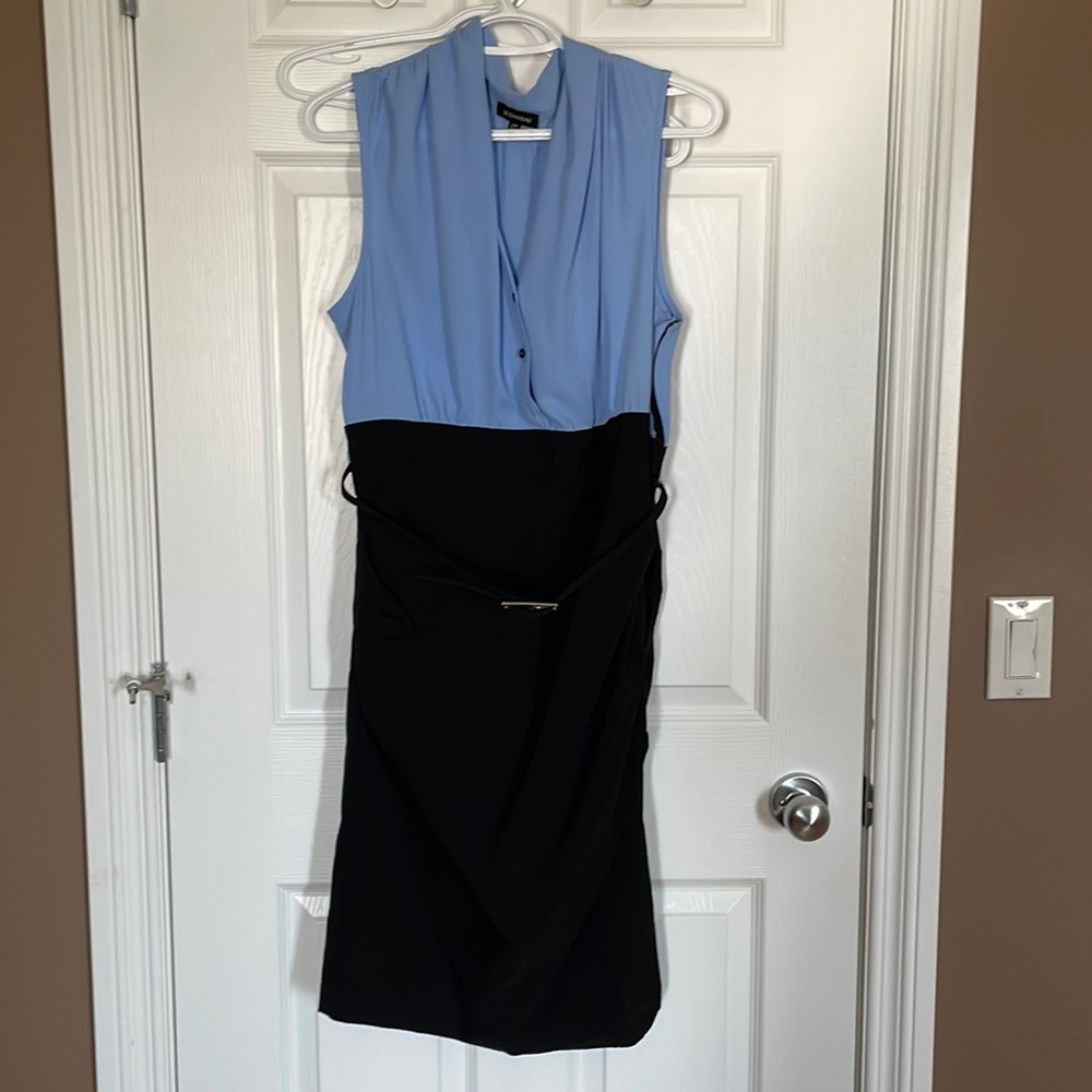 Le Chateau Dress with Belt. Size Large